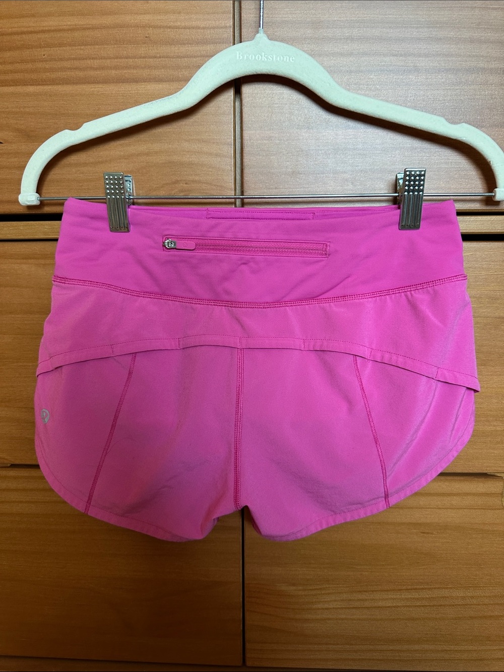 Lululemon Sonic Pink Speed Up Low-Rise Lined Shorts 2.5” - Picture 2 of 5